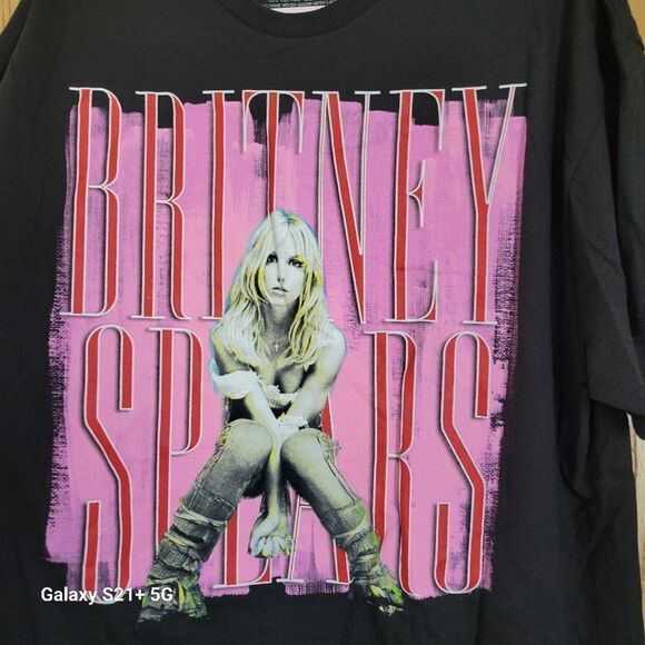 Britney Spears large front graphic t shirt womens size XL - Picture 2 of 4